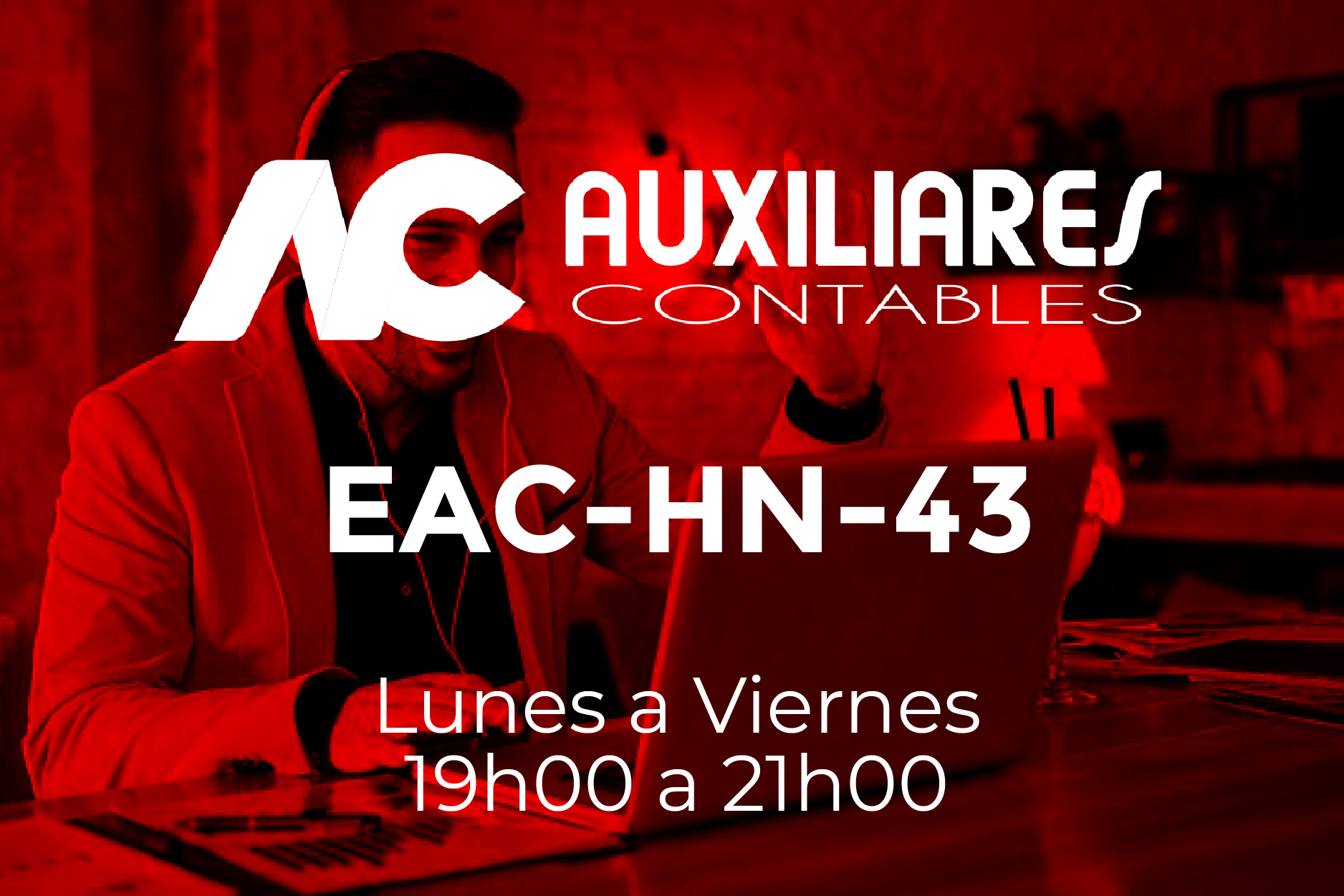43 - AUXILIARES CONTABLES - LUNES A VIERNES - 19:00 A 21:00