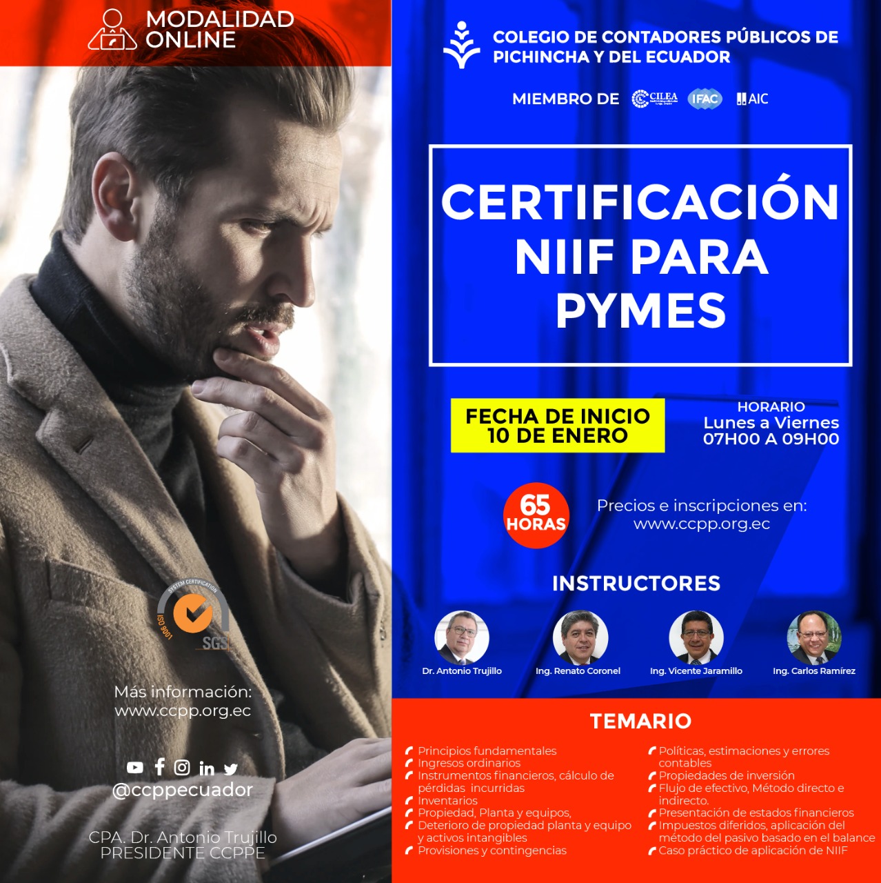 CERTIFICACIÓN NIIF PARA PYMES - 10 ENERO 2022