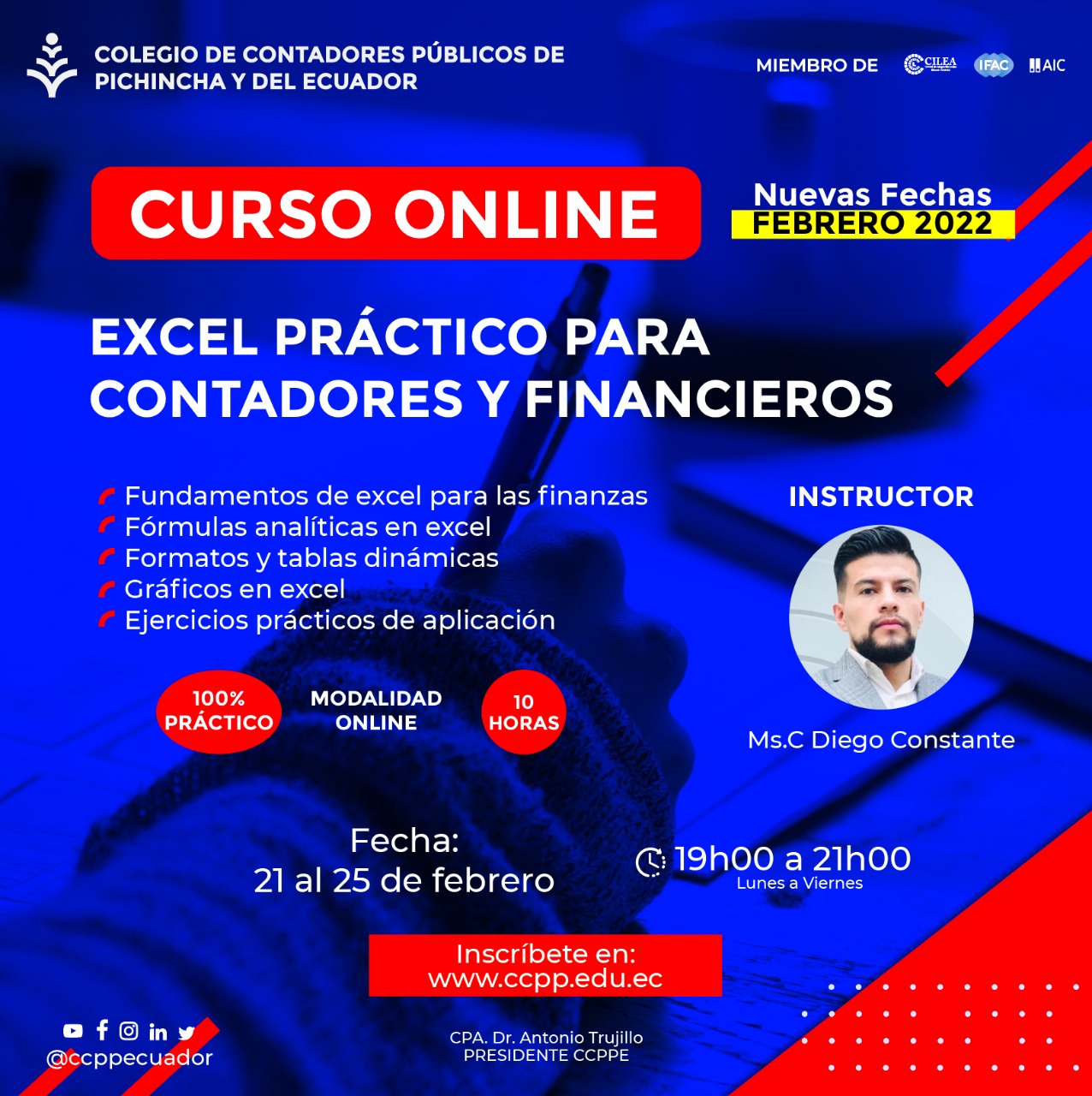 EXCEL PARA CONTADORES Y FINANCIEROS - 21 AL 25 FEBRERO 2022