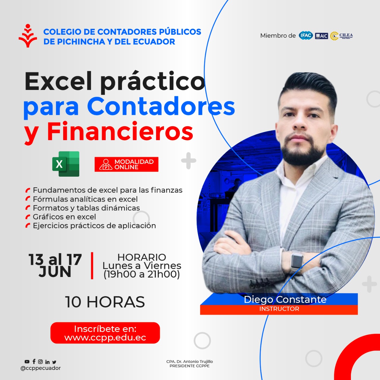 EXCEL PARA CONTADORES Y FINANCIEROS - 13 AL 17 JUNIO 2022