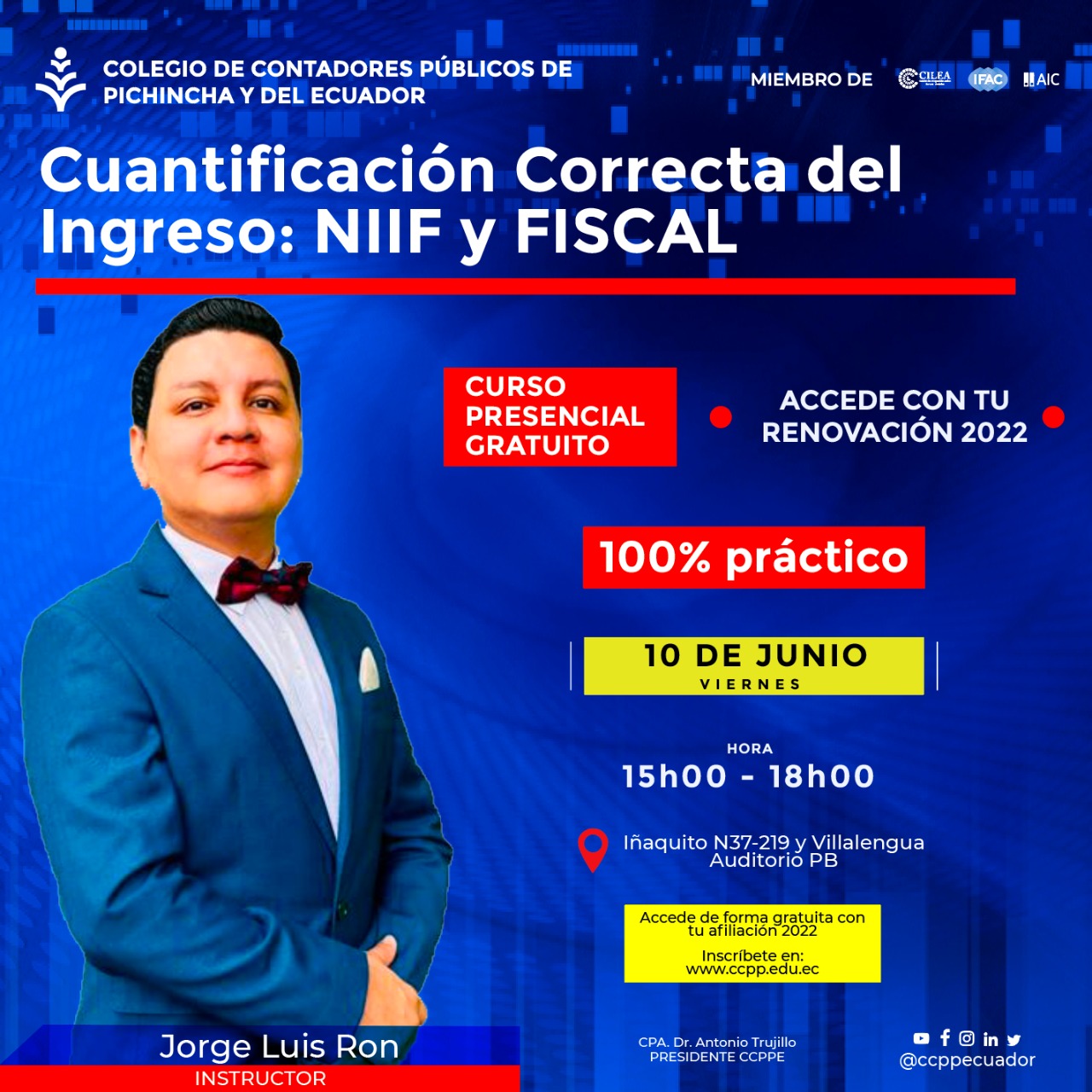 Cuantificación Correcta del Ingreso NIIF y Fiscal - 10 JUNIO 2022