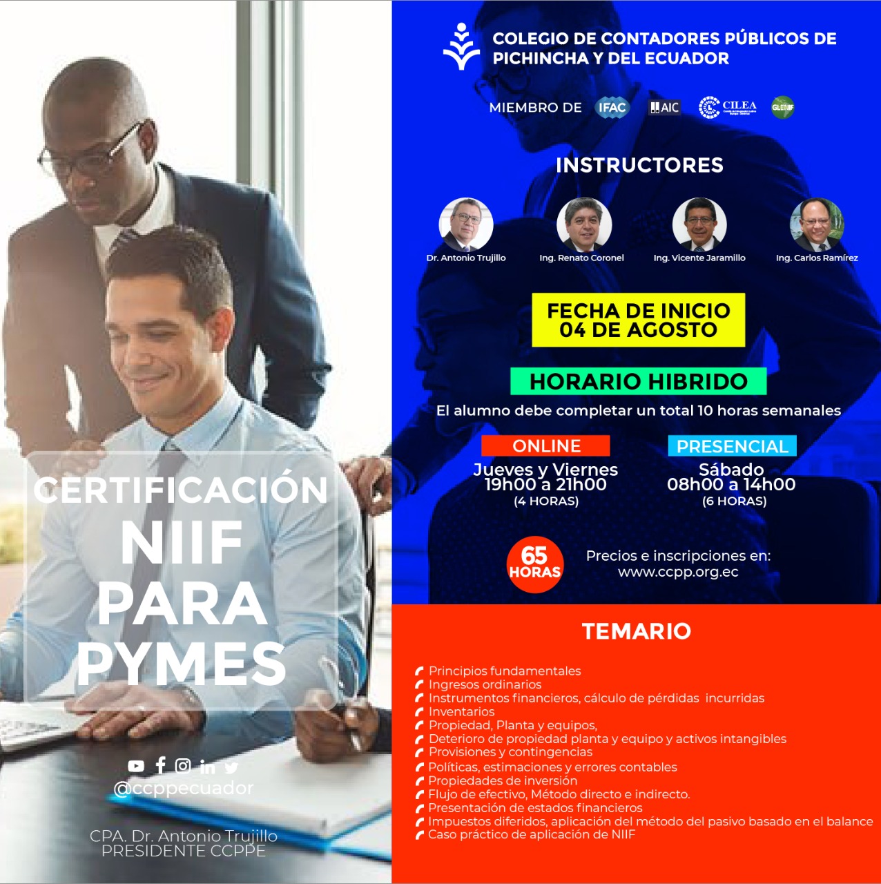 CERTIFICACIÓN NIIF PARA PYMES - 04 AGOSTO 2022