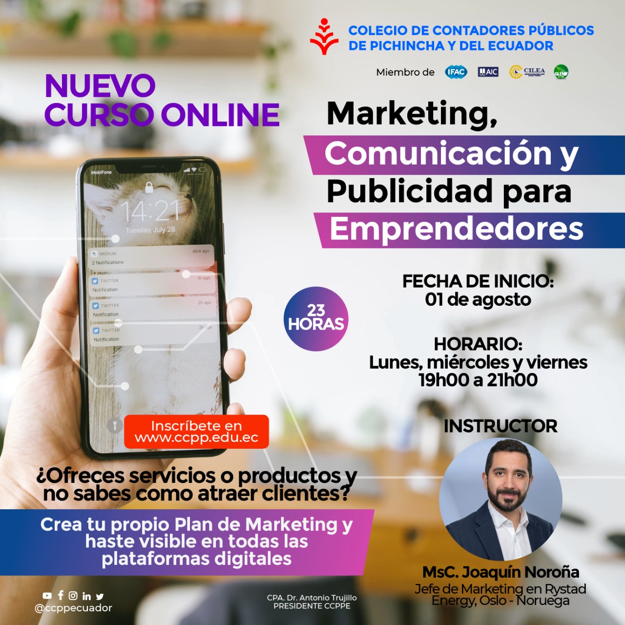 MARKETING DIGITAL PARA EMPRENDEDORES - 01 DE AGOSTO 2022