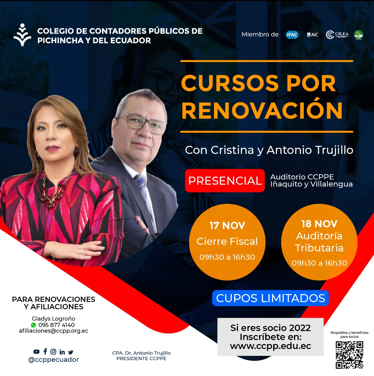CIERRE FISCAL Y AUDITORÍA TRIBUTARIA - 17 Y 18 NOVIEMBRE 2022