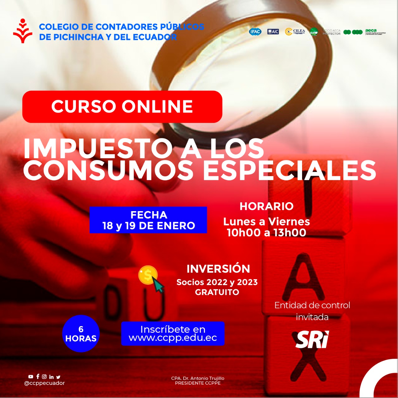 IMPUESTO A LOS CONSUMOS ESPECIALES - 18 y 19 ENERO 2023