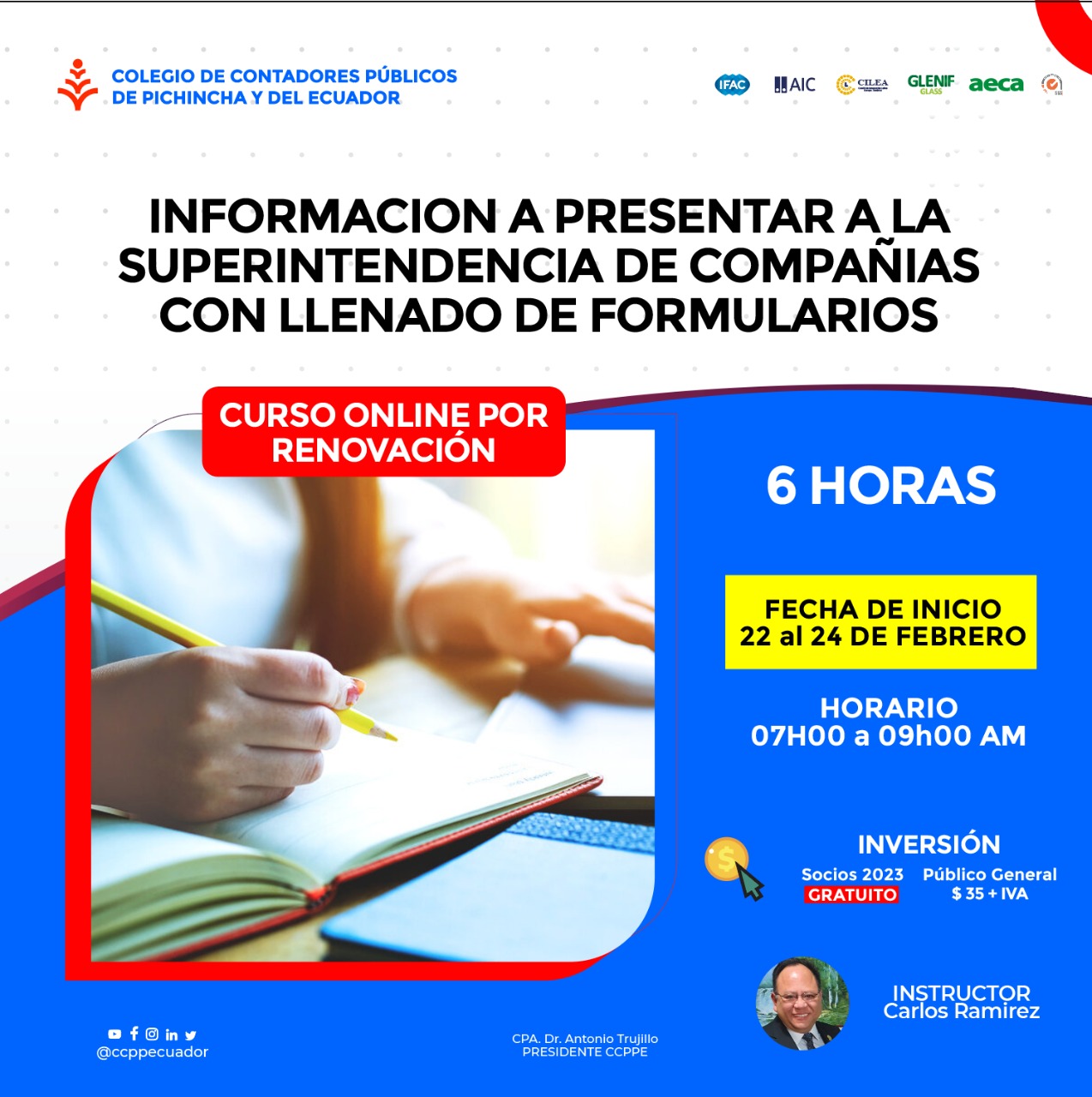 INFORMACION A PRESENTAR A LA SUPERINTENDENCIA DE COMPAÑIAS - 22 AL 24 FEBRERO 2023