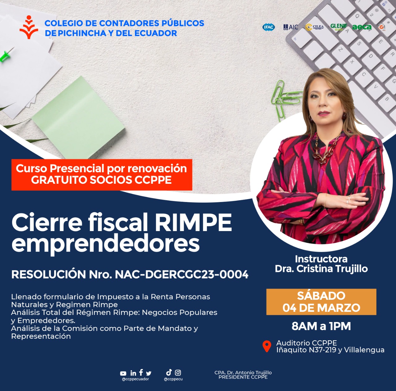 CIERRE FISCAL RIMPE EMPRENDEDORES - 04 MARZO 2023
