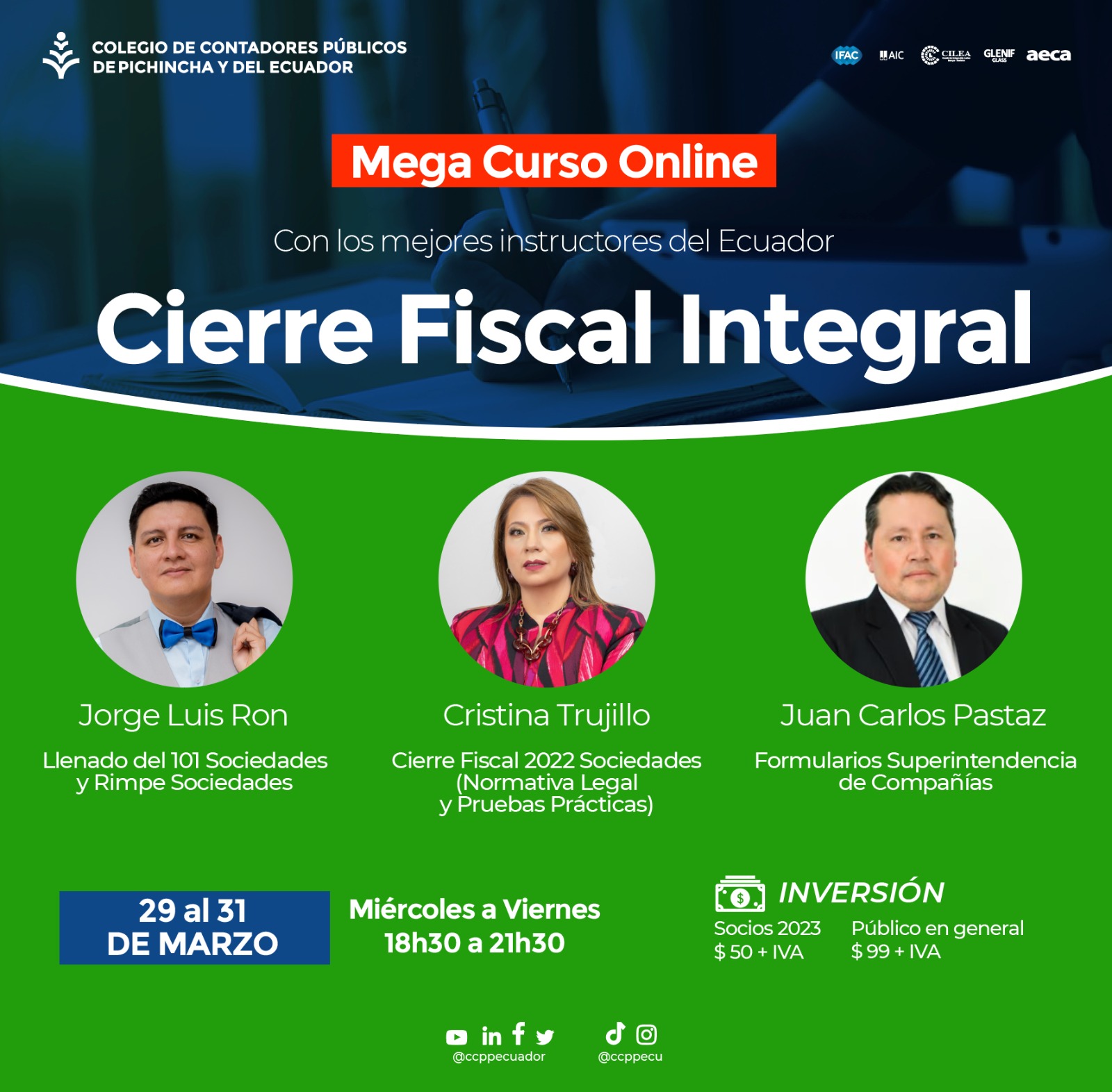 CIERRE FISCAL INTEGRAL - 29 AL 31 MARZO 2023