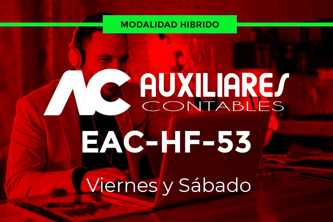 53 -  AUXILIARES CONTABLES - VIERNES Y SÁBADO